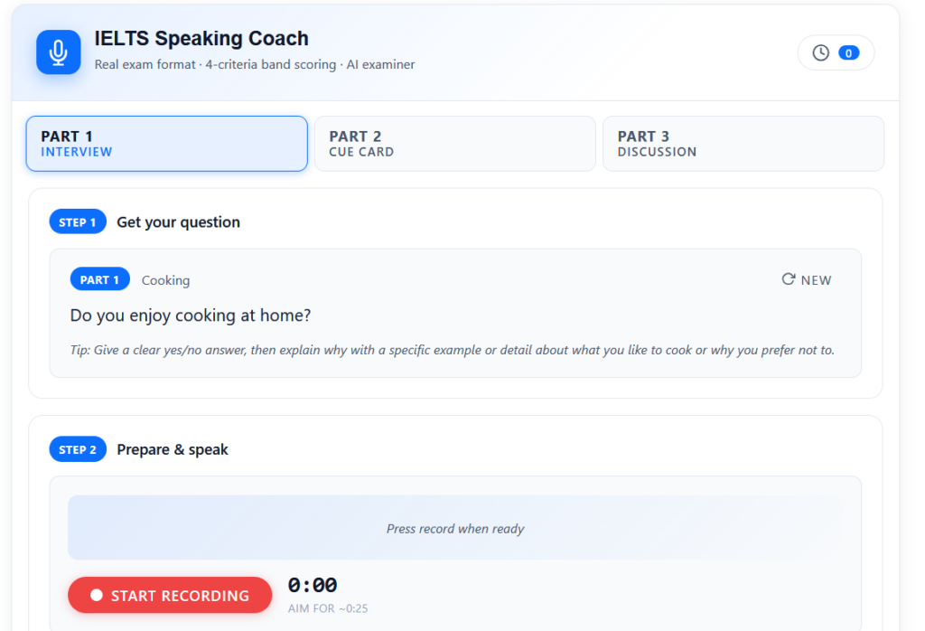 IELTS feedback